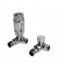 Prestige Design Twin Pack Corner TRV - Chrome