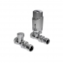 Prestige Design Twin Pack Straight TRV - Chrome