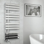 Prestige Oregon Designer Heated Towel Rail 1180mm H x 500mm W - Chrome