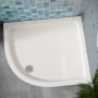 MX Elements 40mm Offset Quadrant Shower Tray (inc Waste)