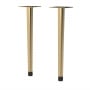 Nuie Wall Hung Vanity Decorative Leg Set 260mm H - Brushed Brass