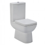 Nuie Ambrose Close Coupled Toilet Push Button Cistern - Soft Close Seat