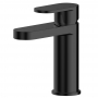 Nuie Binsey Mono Basin Mixer Tap with Push Button Waste - Matt Black