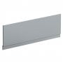 Nuie Blocks Straight Bath Front Panel and Plinth 560mm H x 1700mm W - Satin Grey