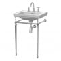 Nuie Classique Basin with Washstand 400mm Wide - 3 Tap Hole