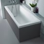 Nuie Linton Eternalite Square Single Ended Rectangular Acrylic Bath