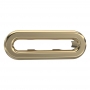 Nuie Oval Basin Overflow Cover - Brushed Brass