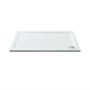 Nuie Pearlstone Rectangular Shower Tray 1200mm x 800mm - White