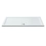 Nuie Pearlstone Rectangular Shower Tray 1400mm x 700mm - White