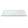 Nuie Pearlstone Rectangular Shower Tray 1400mm x 760mm - White