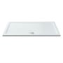 Nuie Pearlstone Rectangular Shower Tray 1400mm x 800mm - White