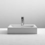 Nuie Vessel Rectangular Countertop Basin 460mm Wide - 1 Tap Hole