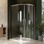 Orbit A8 2-Door Offset Quadrant Shower Enclosure - 8mm Glass