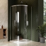 Orbit A8 1-Door Quadrant Shower Enclosure - 8mm Glass