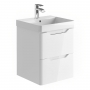 Orbit Ella Wall Hung Vanity Unit | 500mm | DEEP500 + CURVEFURN012 ...