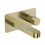 Orbit Koko Wall Mounted Basin Mixer Tap - Brushed Brass