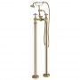 Orbit Harrogate Freestanding Bath Shower Mixer Tap with Shower Kit - Aged Brass