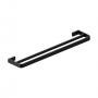 Orbit Mono Double Towel Bar Rail 598mm Wide - Black