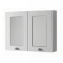 Prestige Astley Mirror Cabinet 800mm Wide - Matt White