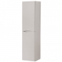 Prestige Arc Wall Hung 2-Door Tall Storage Unit 350mm Wide x 330mm Deep - Matt Cashmere