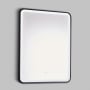 Prestige Nero Square LED Bathroom Mirror 700mm H x 500mm W