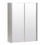 Prestige Purity Mirror Bathroom Cabinet 500mm Wide - Silver Oak