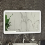 RAK Art Soft LED Illuminated Bathroom Mirror with Demister Pad 600mm H x 1000mm W - Chrome