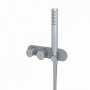 RAK Feeling Thermostatic Round Dual Outlet Concealed Shower Valve with Handset - Grey