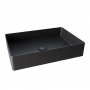 RAK Ingot Rectangular Countertop Wash Basin 500mm Wide - Black