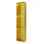 RAK Ingot Rectangular Recessed Niche 1200mm H x 300mm W with LED - Brushed Gold