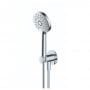 RAK Petit Round Shower Handset with Bracket - Chrome