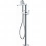 RAK Petit Round Freestanding Bath Shower Mixer Tap - Chrome