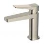 RAK Petit Square Standard Basin Mixer Tap - Brushed Nickel