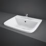 RAK Series 600 Inset Vanity Basin 500mm Wide - 1 Tap Hole