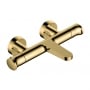 RAK Sorrento Thermostatic Wall Mounted Bath Shower Mixer Tap - Brushed Gold