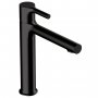 RAK Sorrento Medium Height Basin Mixer Tap Without Waste - Matt Black