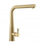 Rangemaster Conical Single Lever Kitchen Sink Mixer Tap - Brushed Brass