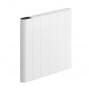 Reina Maia Designer Electric Horizontal Radiator 500mm H x 544mm W - White