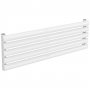 Reina Nevah Single Designer Horizontal Radiator 295mm H x 1000mm W White