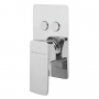 Sagittarius Ravenna Thermostatic Concealed Shower Valve Dual Push Button - Chrome