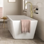 Signature Pacific Double Ended Freestanding Bath with Integrated Waste 1600mm x 750mm