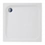 Signature Deluxe Square Shower Tray 45mm High with Waste 900mm x 900mm - White