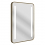 Signature Harper Front-Lit LED Bathroom Mirror with Demister Pad 700mm H x 500mm W - Brushed Bronze