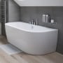 Signature Hera Double Ended Back to Wall Bath 1700mm x 750mm 0 Tap Hole (inc Leg Set)