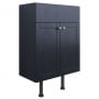 Signature Malmo Floor Standing 2-Door Vanity Unit 500mm Wide - Indigo Ash