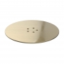 Signature Low Profile Tray Waste Cover - Brushed Brass