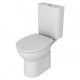 Signature QuikPak Rimless Close Coupled Toilet with Push Button Cistern - Soft Close Seat