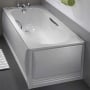 Twyford Celtic Single Ended Rectangular Steel Bath with Twin Grips