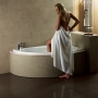 Verona Orlah Offset Corner Bath 1500mm x 1040mm - Right Handed (inc Leg Set)