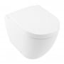 Villeroy & Boch Subway 2.0 Rimless Back to Wall Toilet White Alpin - Soft Close Seat